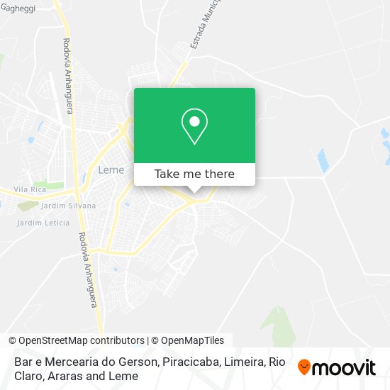 Bar e Mercearia do Gerson map