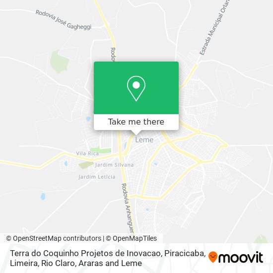 Terra do Coquinho Projetos de Inovacao map
