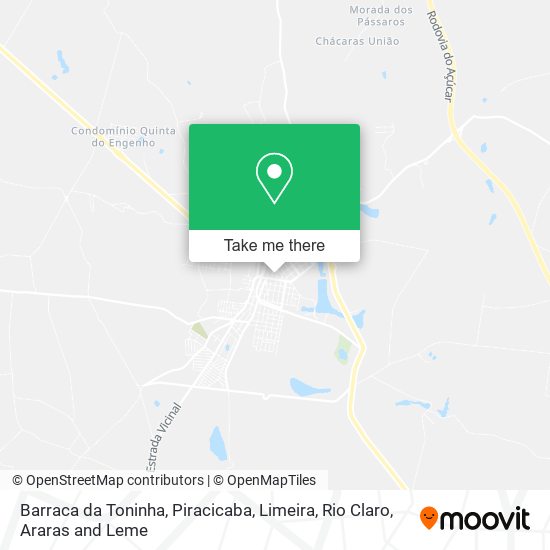 Mapa Barraca da Toninha