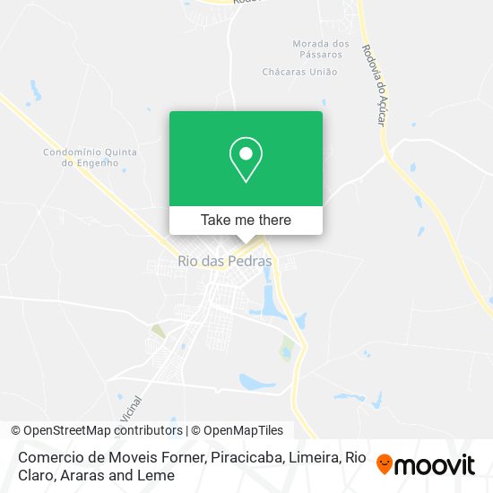 Mapa Comercio de Moveis Forner