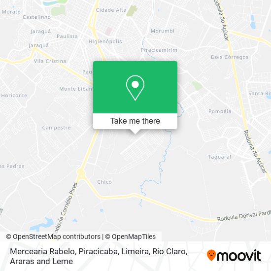 Mercearia Rabelo map