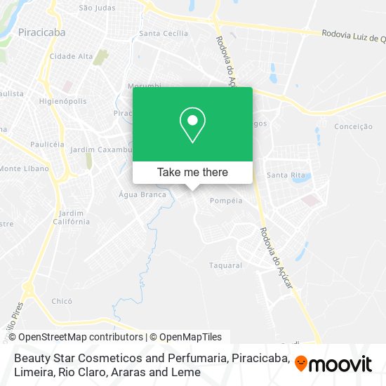 Beauty Star Cosmeticos and Perfumaria map