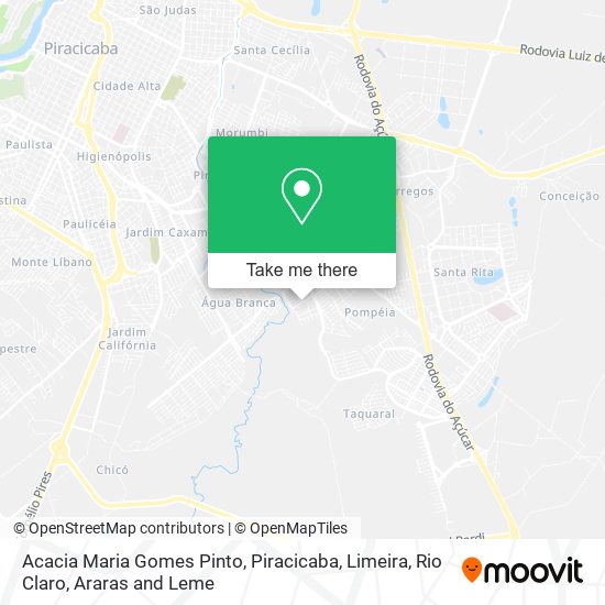 Acacia Maria Gomes Pinto map