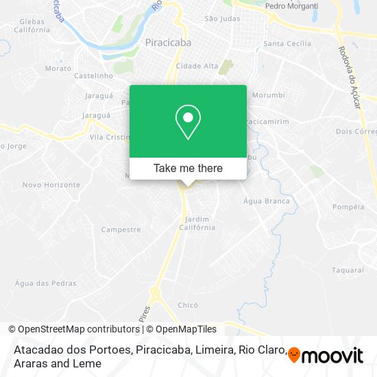 Atacadao dos Portoes map