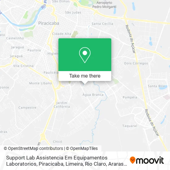 Support Lab Assistencia Em Equipamentos Laboratorios map