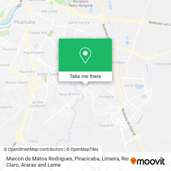 Maicon de Matos Rodrigues map