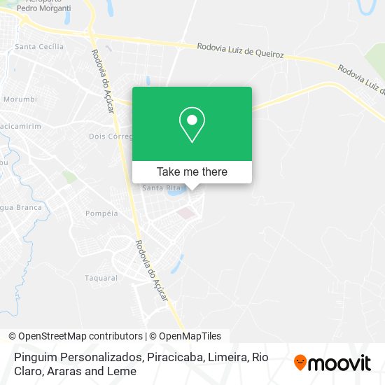 Pinguim Personalizados map