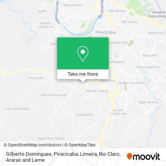 Mapa Gilberto Domingues