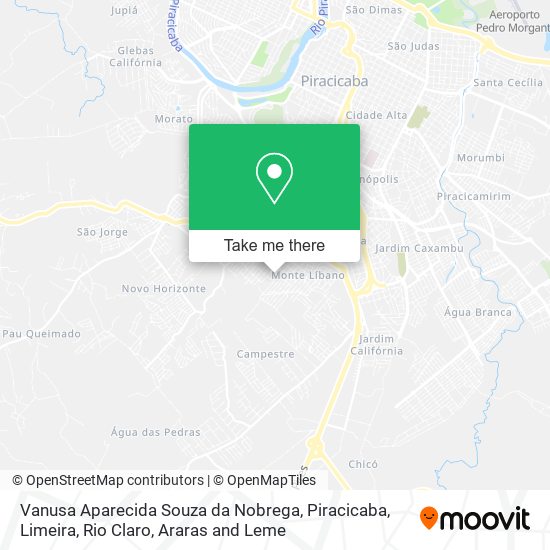 Mapa Vanusa Aparecida Souza da Nobrega