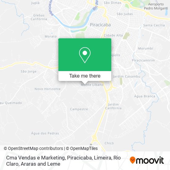 Cma Vendas e Marketing map