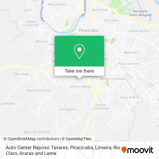 Auto Center Raposo Tavares map