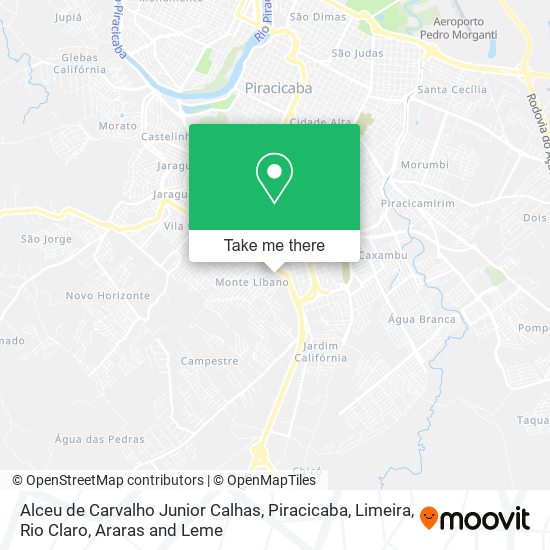 Alceu de Carvalho Junior Calhas map