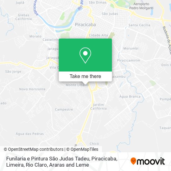 Funilaria e Pintura São Judas Tadeu map