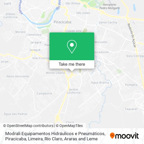 Modrali Equipamentos Hidráulicos e Pneumáticos map