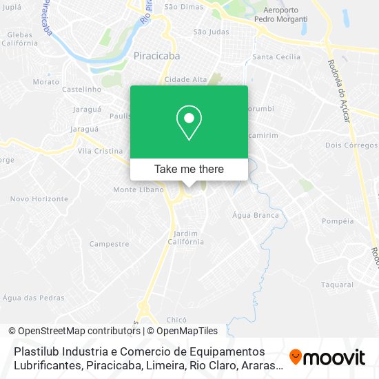 Plastilub Industria e Comercio de Equipamentos Lubrificantes map