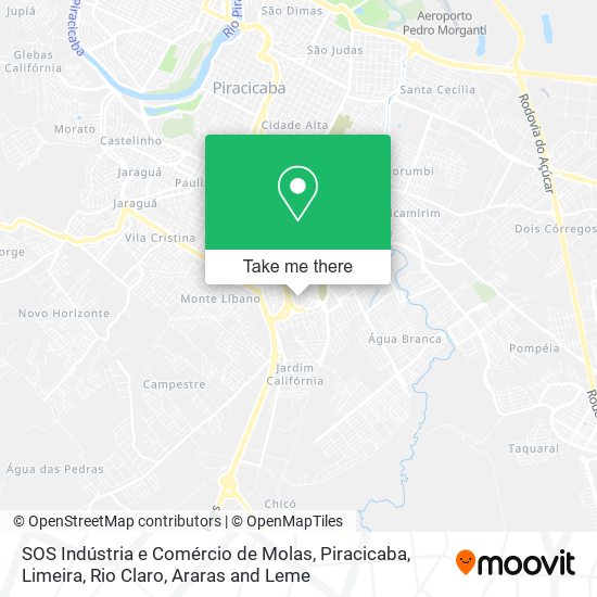 SOS Indústria e Comércio de Molas map