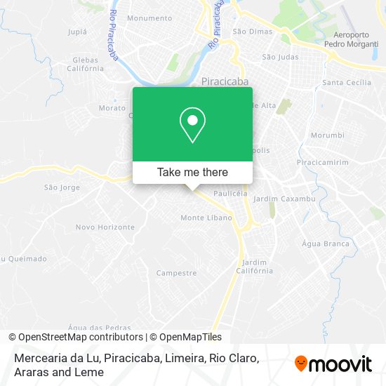 Mapa Mercearia da Lu