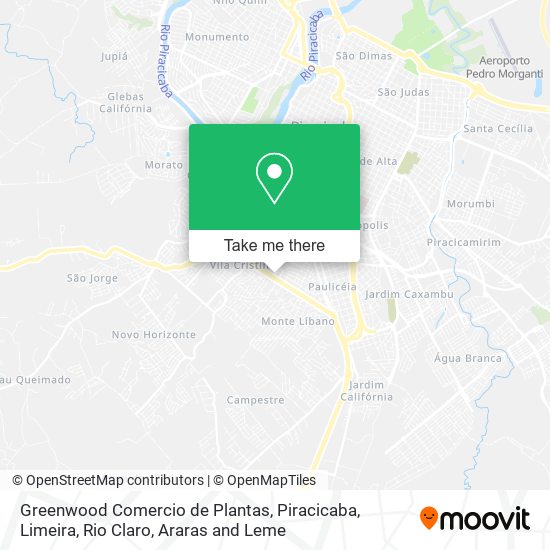 Greenwood Comercio de Plantas map