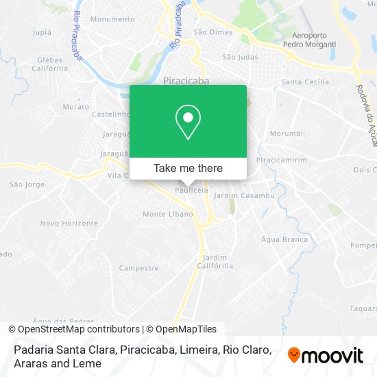 Padaria Santa Clara map