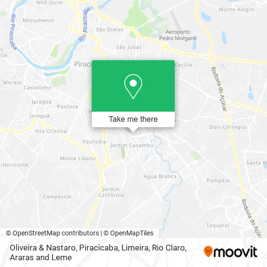 Oliveira & Nastaro map