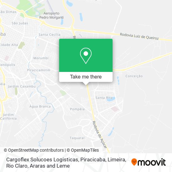 Cargoflex Solucoes Logisticas map