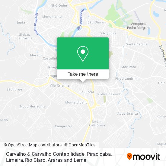 Mapa Carvalho & Carvalho Contabilidade