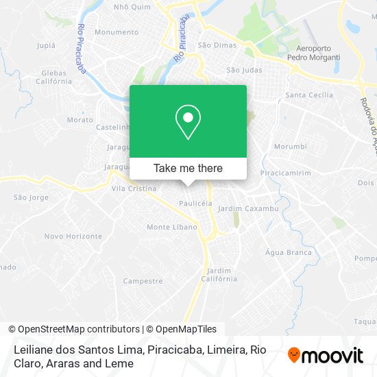 Leiliane dos Santos Lima map