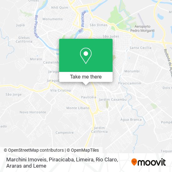 Marchini Imoveis map