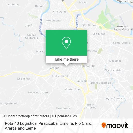 Rota 40 Logistica map