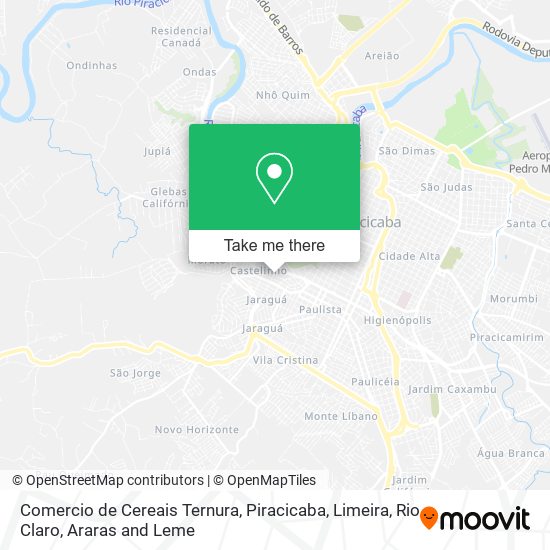 Comercio de Cereais Ternura map
