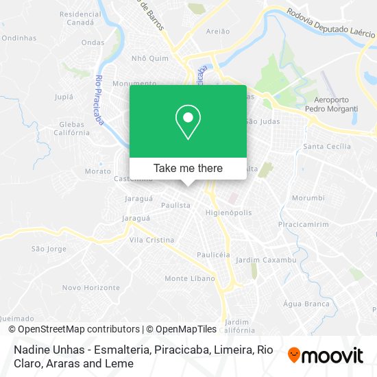 Mapa Nadine Unhas - Esmalteria
