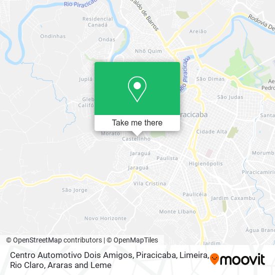 Centro Automotivo Dois Amigos map