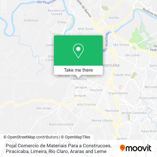 Pojal Comercio de Materiais Para a Construcoes map