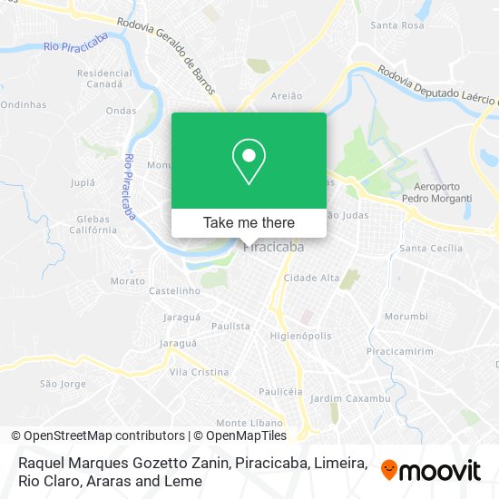 Raquel Marques Gozetto Zanin map