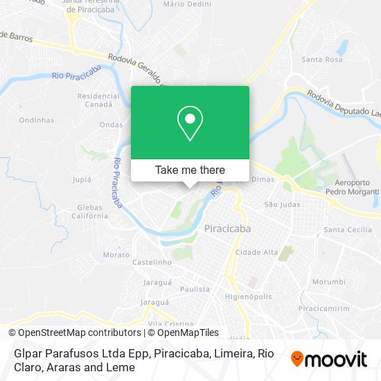 Glpar Parafusos Ltda Epp map