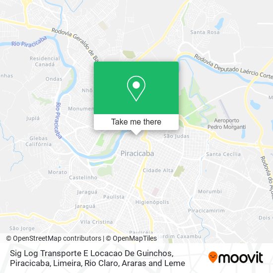 Mapa Sig Log Transporte E Locacao De Guinchos