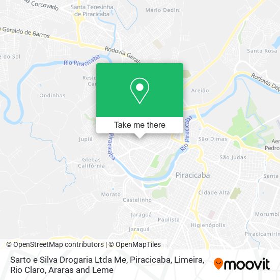 Sarto e Silva Drogaria Ltda Me map