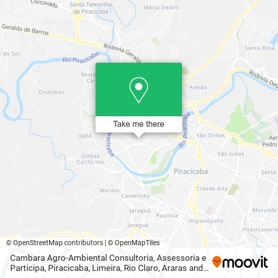 Cambara Agro-Ambiental Consultoria, Assessoria e Participa map