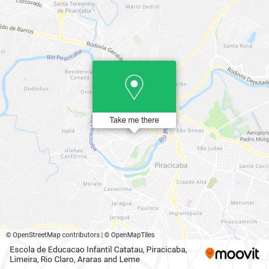Escola de Educacao Infantil Catatau map