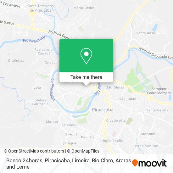 Banco 24horas map