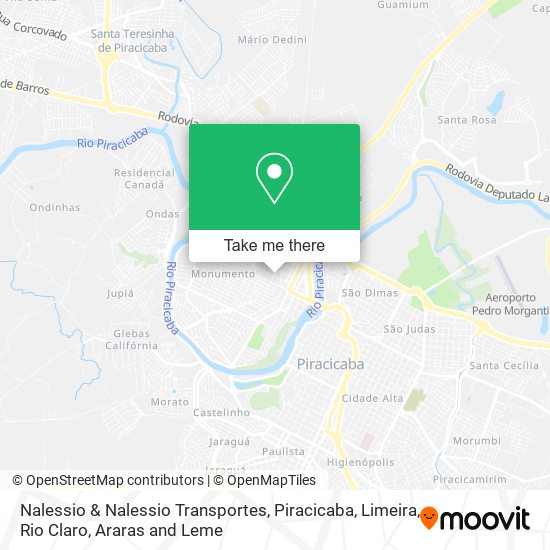 Nalessio & Nalessio Transportes map