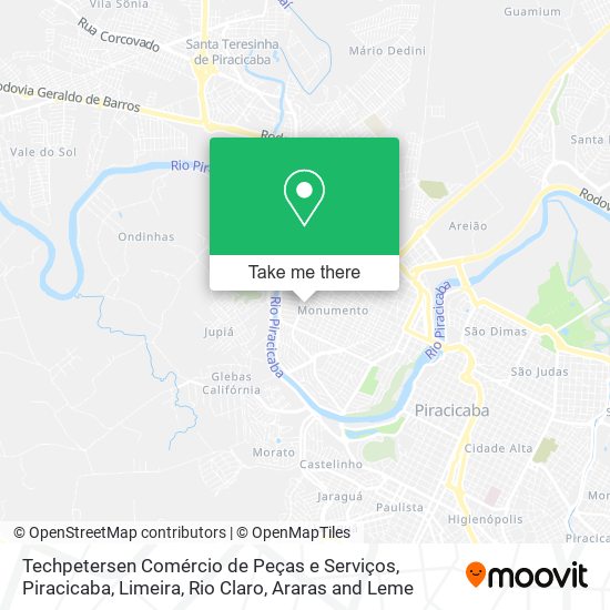 Techpetersen Comércio de Peças e Serviços map