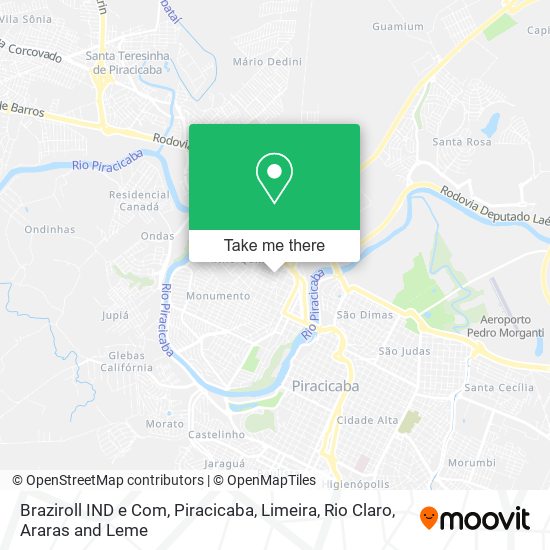 Braziroll IND e Com map