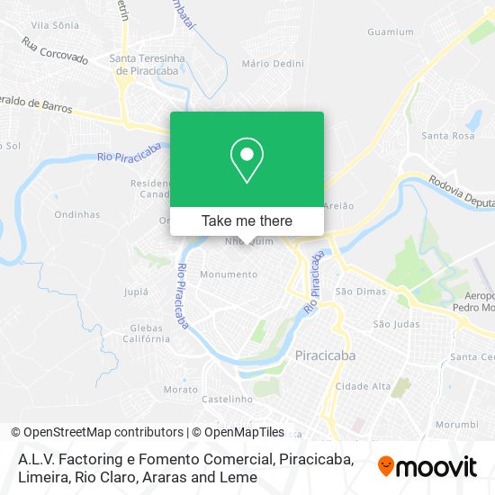 A.L.V. Factoring e Fomento Comercial map