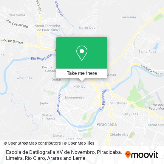 Escola de Datilografia XV de Novembro map