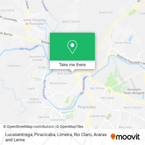 Lucasentrega map