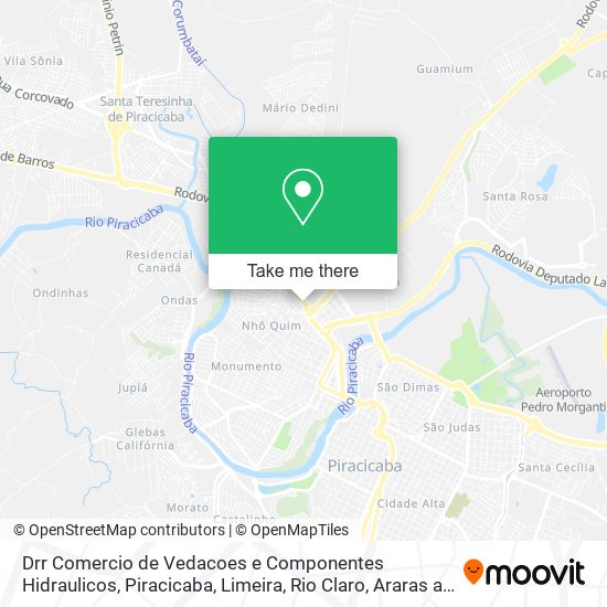 Mapa Drr Comercio de Vedacoes e Componentes Hidraulicos