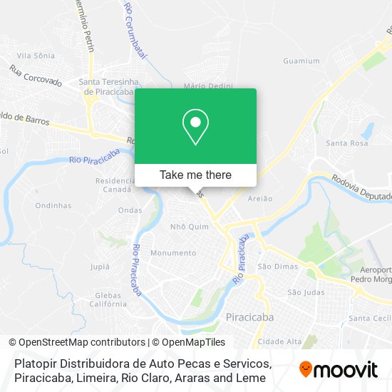 Platopir Distribuidora de Auto Pecas e Servicos map