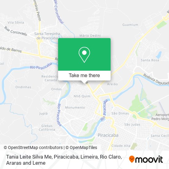 Tania Leite Silva Me map