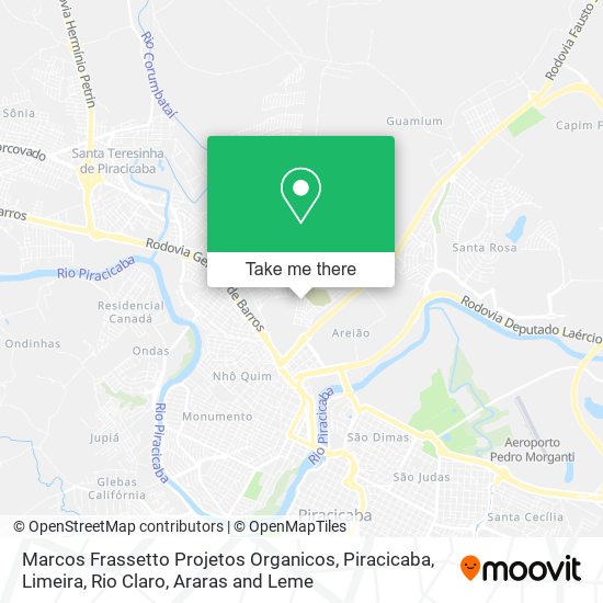 Marcos Frassetto Projetos Organicos map